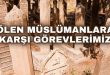 Vefat eden müslümanlara karşı görevlerimiz.